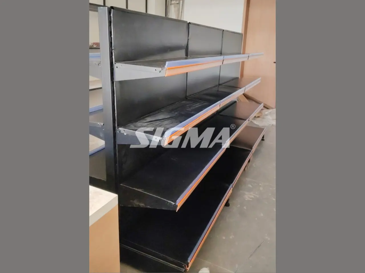 194489596_wooden double sided display Racks  Nasik.webp